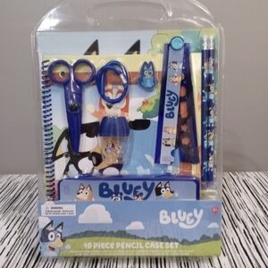 Bluey 10 Piece Learning Set with Pencil Case